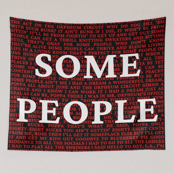 Item preview, Gypsy Lyrics designed and sold by broadwaygirl142.