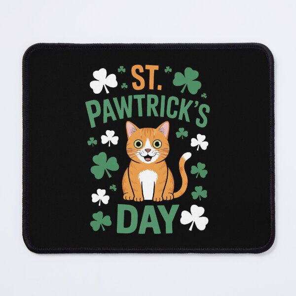 Item preview, Cute Cat Leprechaun St Pawtrick's Funny St Patrick's Day designed and sold by BakeryDozen.