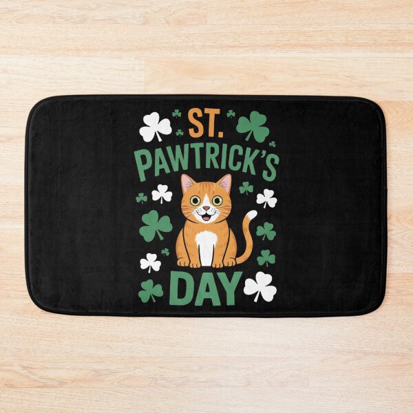 Item preview, Cute Cat Leprechaun St Pawtrick's Funny St Patrick's Day designed and sold by BakeryDozen.