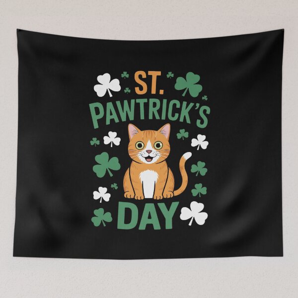 Item preview, Cute Cat Leprechaun St Pawtrick's Funny St Patrick's Day designed and sold by BakeryDozen.