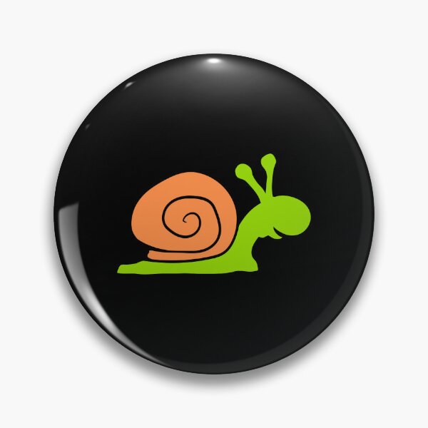Item preview, Snail Cute Friendly Move Slow Funny Smile Silhouette designed and sold by shirt-o-mat.