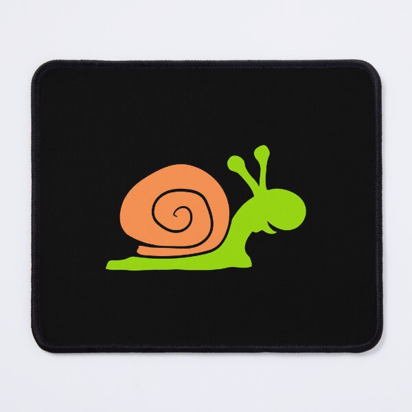 Item preview, Snail Cute Friendly Move Slow Funny Smile Silhouette designed and sold by shirt-o-mat.