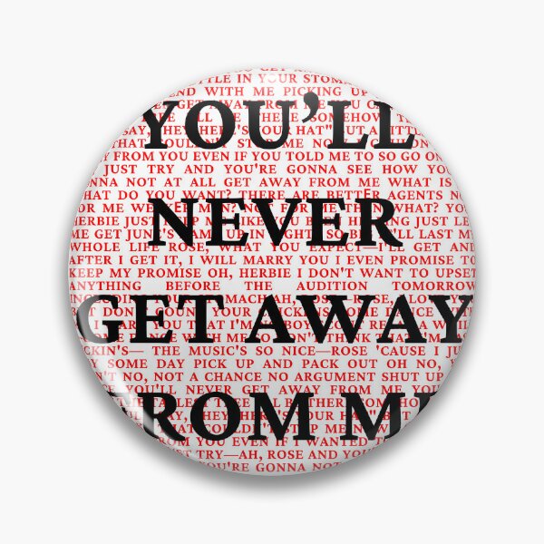 Item preview, Gypsy Lyrics designed and sold by broadwaygirl142.