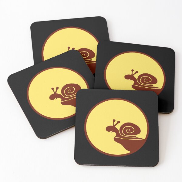 Item preview, Snail Cute Moon Round Cliff Night Funny Sun Silhouette designed and sold by shirt-o-mat.