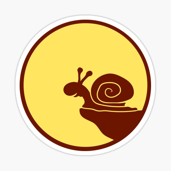 Item preview, Snail Cute Moon Round Cliff Night Funny Sun Silhouette designed and sold by shirt-o-mat.