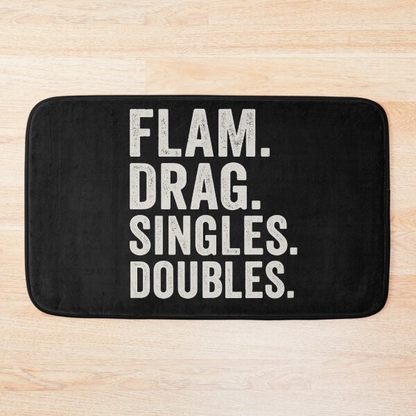 Item preview, A drummer design with snare drum rudiments for drumset players designed and sold by musicianteez.