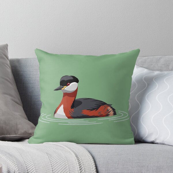 Item preview, The Red-necked Grebe - Minimalist Grebe Art designed and sold by TheArtEngineer.