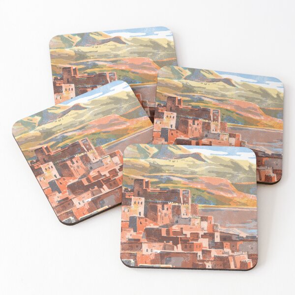 Item preview, Atlas mountains and Berber village designed and sold by qu-lan.