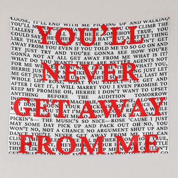 Item preview, Gypsy Lyrics designed and sold by broadwaygirl142.