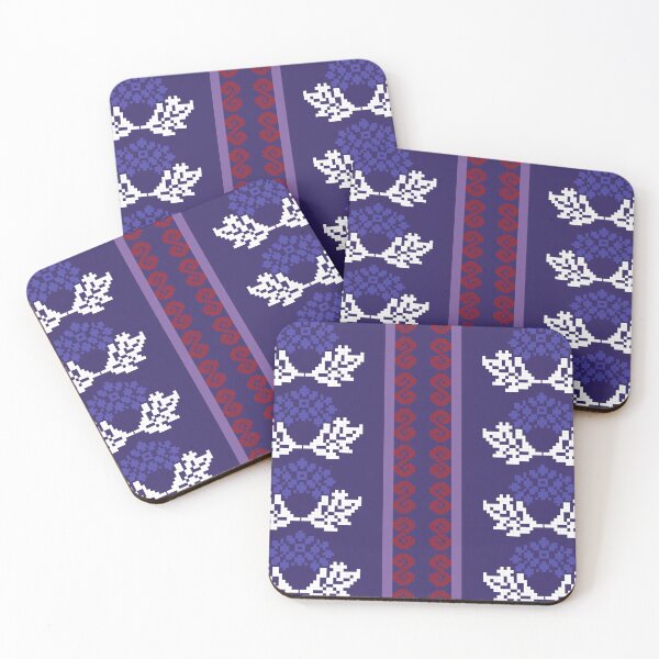 Item preview, Colorful Pixel Flowers Pattern designed and sold by Pongpond.