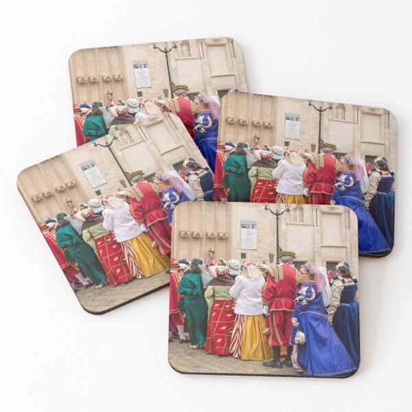 Item preview, Citizens of Lyon, France in medieval clothing designed and sold by Photopat.