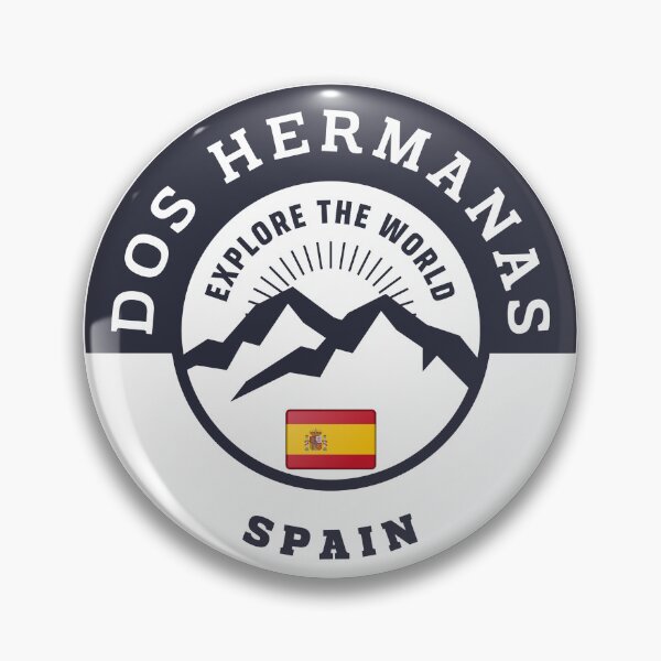 Item preview, Dos Hermanas Spain Black and White Crest designed and sold by World Designs.