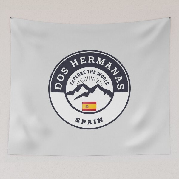Item preview, Dos Hermanas Spain Black and White Crest designed and sold by World Designs.
