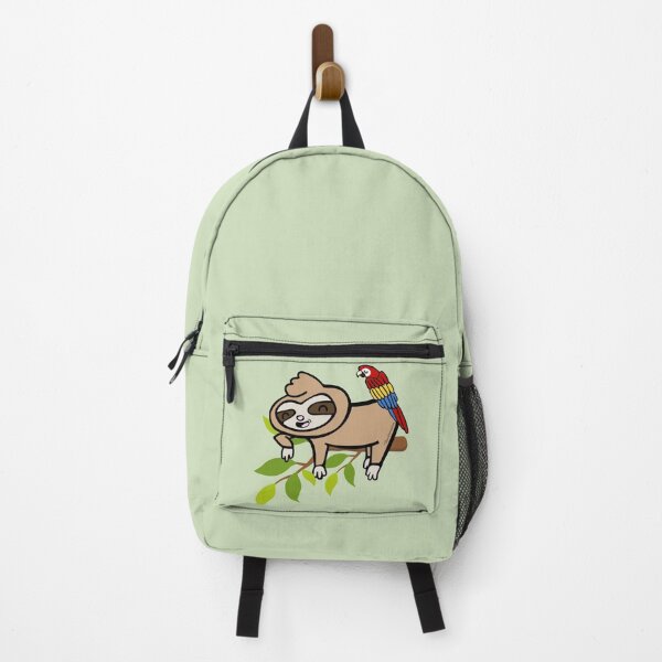 Item preview, Sloth and Scarlet Macaw: Jungle Scene designed and sold by Claustronautas.