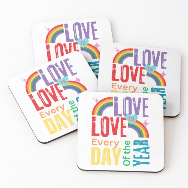 Item preview, Love is Love / Queer / Love is Love Pride Print designed and sold by Thehatinthecat.
