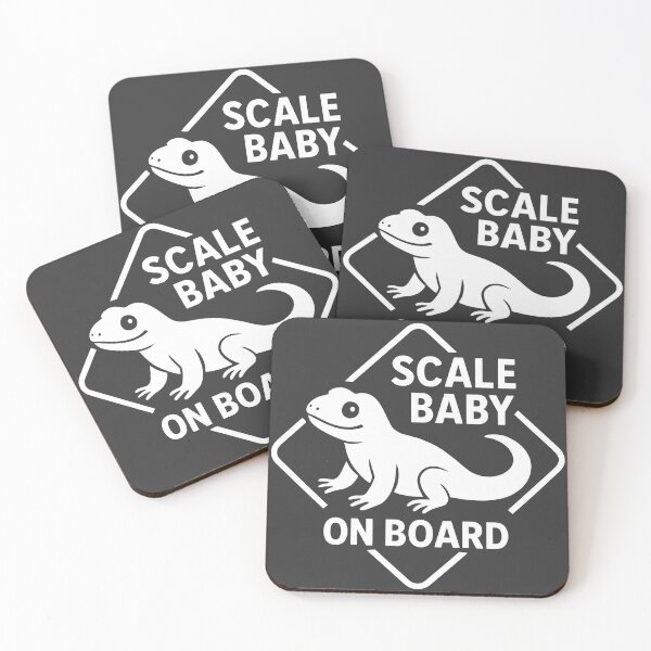 Item preview, Scale Baby On Board – Funny Reptile Lover Design designed and sold by Rocklights.