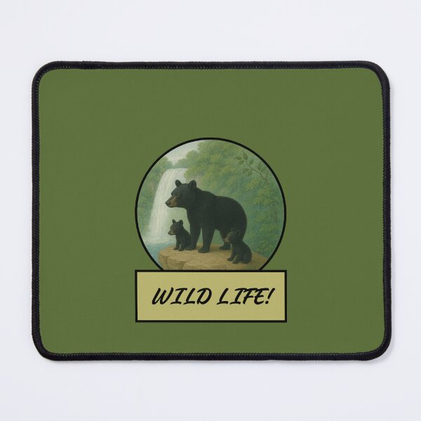 Item preview, Wild Life! Black Bear And Cubs designed and sold by SIpublishing.