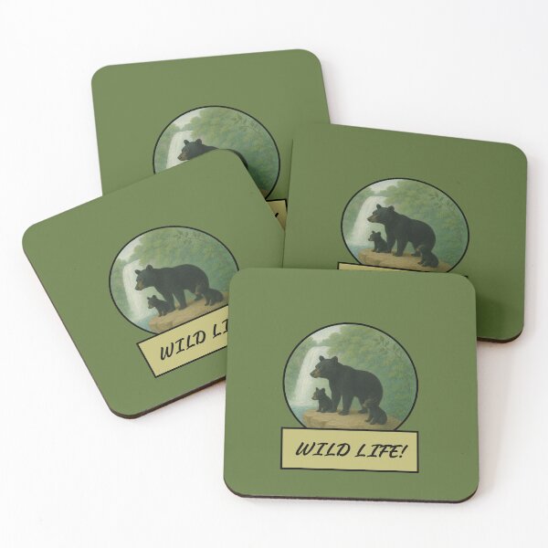 Item preview, Wild Life! Black Bear And Cubs designed and sold by SIpublishing.