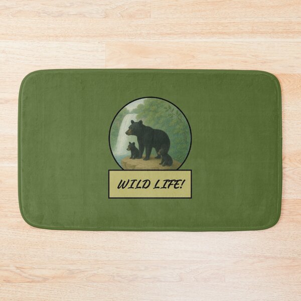 Item preview, Wild Life! Black Bear And Cubs designed and sold by SIpublishing.