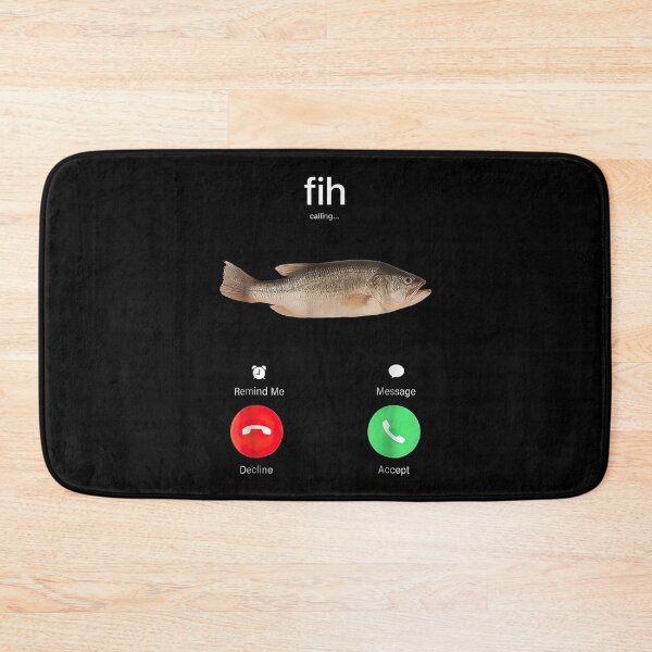 Item preview, Fih Calling Remind me Message Decline Accept Phone Call Fish designed and sold by Alluka Brand.