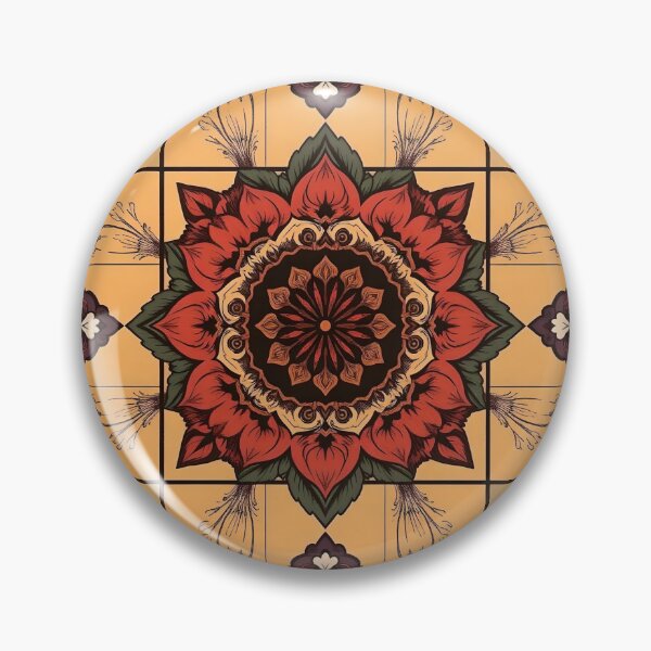 Item preview, flower square art designed and sold by SanchillShop.