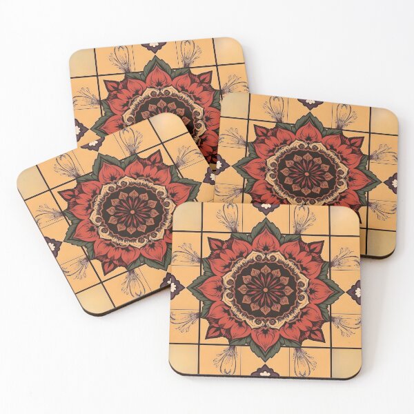 Item preview, flower square art designed and sold by SanchillShop.
