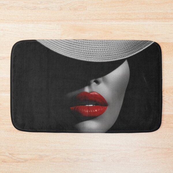 Item preview, Red Lips and Shadows designed and sold by SmyrnaArtGalery.