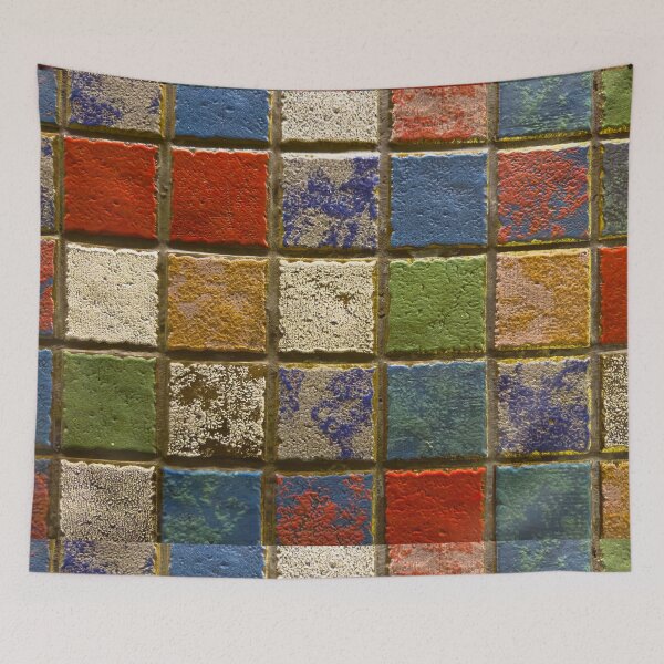 Item preview, Colorful Textured Tile Pattern designed and sold by KarenVarr.