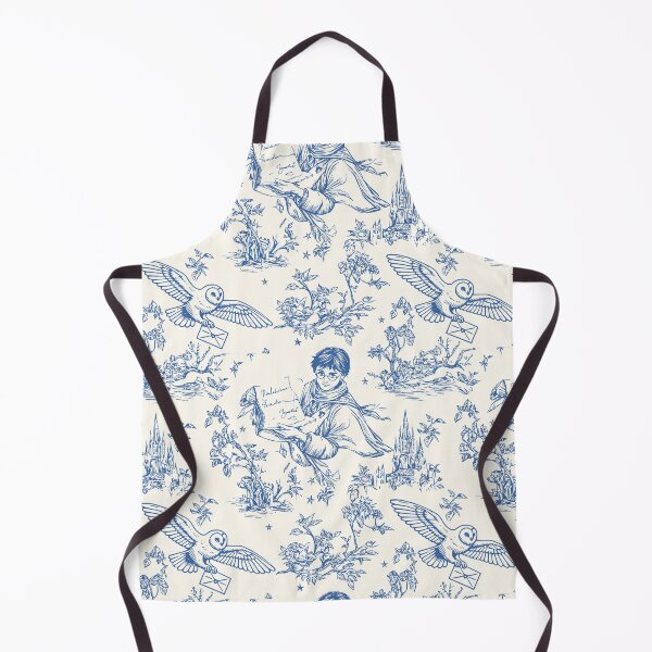 Item preview, Wizarding World Pattern - Young Wizard and Owl Toile de Jouy designed and sold by PricklyBearArt.