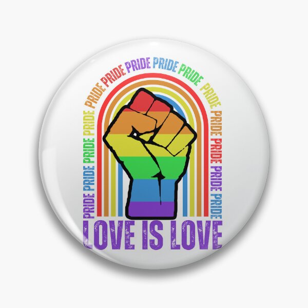 Item preview, Gay Pride / Queer / Love is Love Pride Print designed and sold by Thehatinthecat.