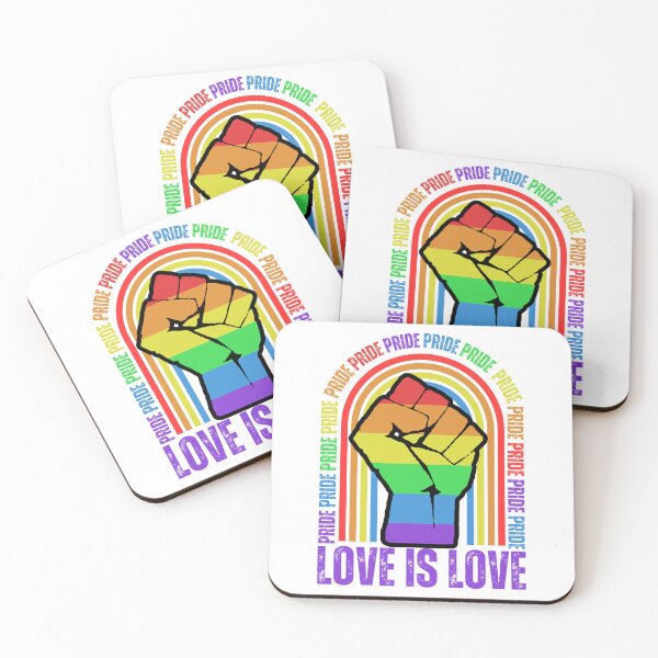 Item preview, Gay Pride / Queer / Love is Love Pride Print designed and sold by Thehatinthecat.