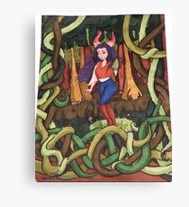 Entangle- Tiefling Druid Canvas Print