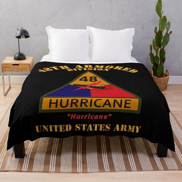 Item preview, Army - SSI - 48th Armored Division w Name Tape - Hurricane - US Army X 300 designed and sold by Military Insignia Products.