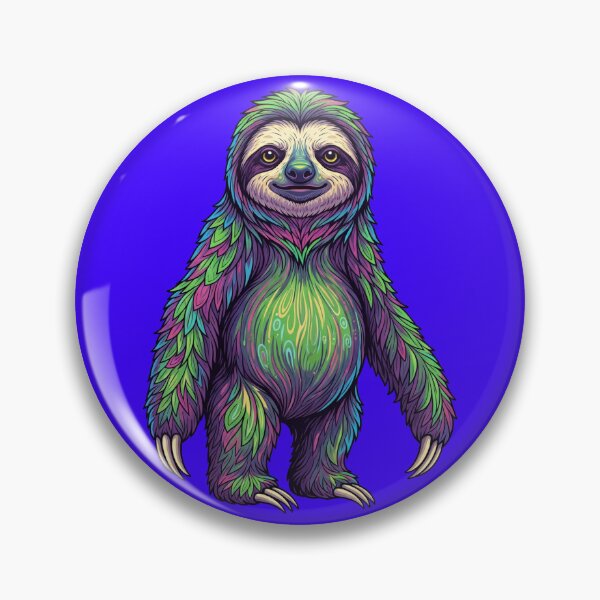 Item preview, Standing Psychedelic Sloth designed and sold by Galtero.