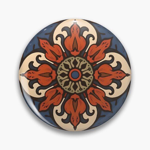 Item preview, Beautifully patterned square artwork designed and sold by SanchillShop.