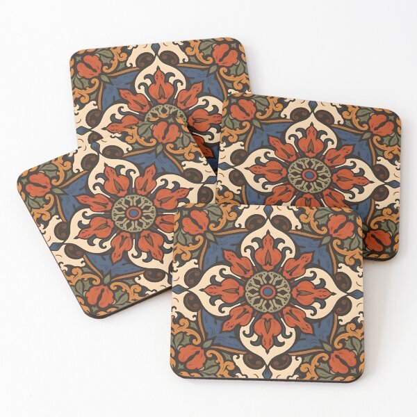 Item preview, Beautifully patterned square artwork designed and sold by SanchillShop.