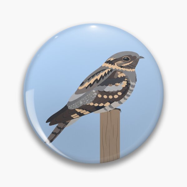 Item preview, The European Nightjar - Minimalist Nightjar Art designed and sold by TheArtEngineer.