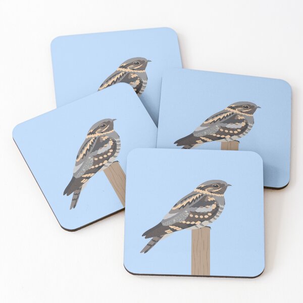 Item preview, The European Nightjar - Minimalist Nightjar Art designed and sold by TheArtEngineer.
