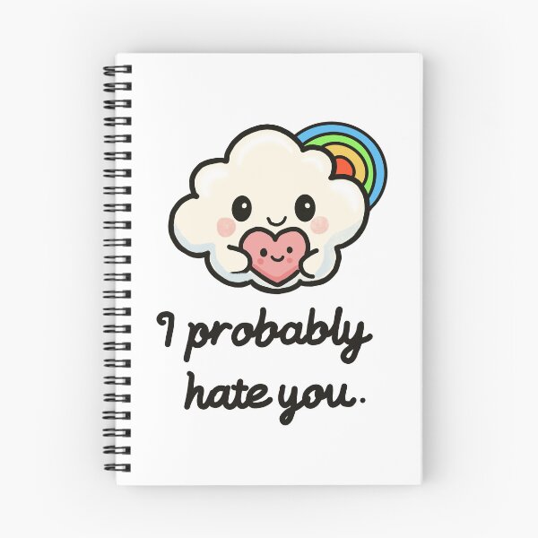 Item preview, Cloud cartoon rainbow passive aggressive designed and sold by MeiAndMatcha.