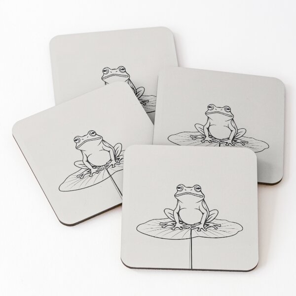 Item preview, Zen Frog – Minimalist Japanese Spirit designed and sold by 0606PM.