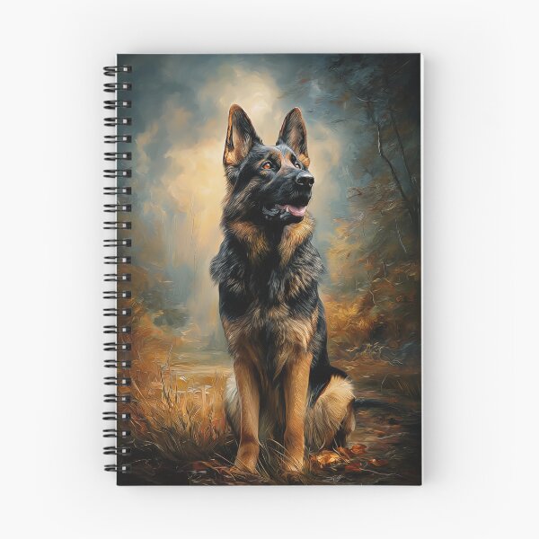 Item preview, German Shepherd Portrait in Autumn designed and sold by PetsArt.