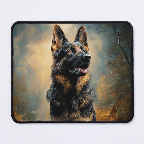 Item preview, German Shepherd Portrait in Autumn designed and sold by PetsArt.