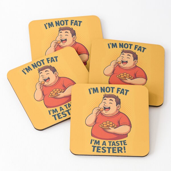 Item preview, Taste Tester – Not Fat, Just Professionally Delicious designed and sold by EfraimFunArt.