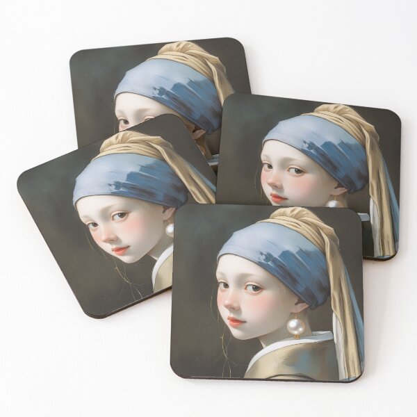 Item preview, Girl with a Pearl Earring anime style  designed and sold by violetarts7.