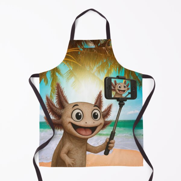 Item preview, Axolotl Selfie Queen – Gills Just Wanna Have Fun designed and sold by MuscleCarTs.