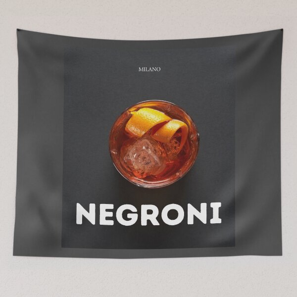Item preview, Negroni Cocktail Retrò Milano designed and sold by MurellosArt.