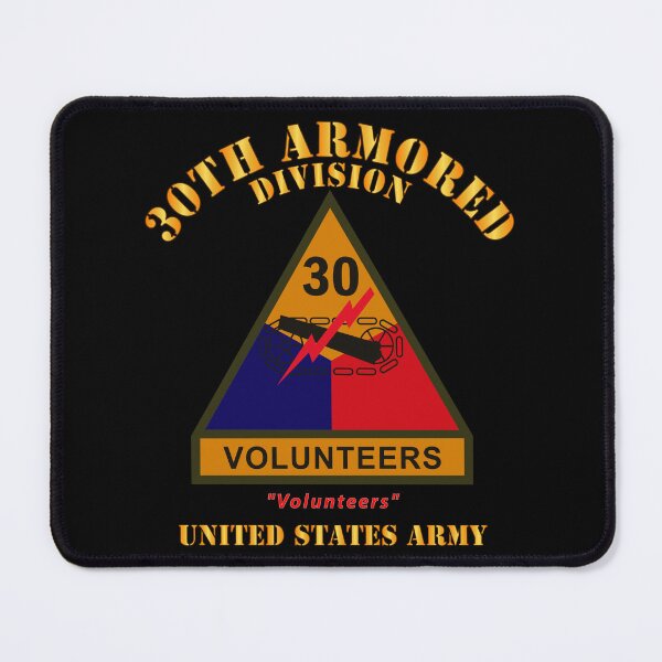 Item preview, Army - SSI - 30th Armored Division w Name Tape - Volunteers - US Army X 300 designed and sold by Military Insignia Products.