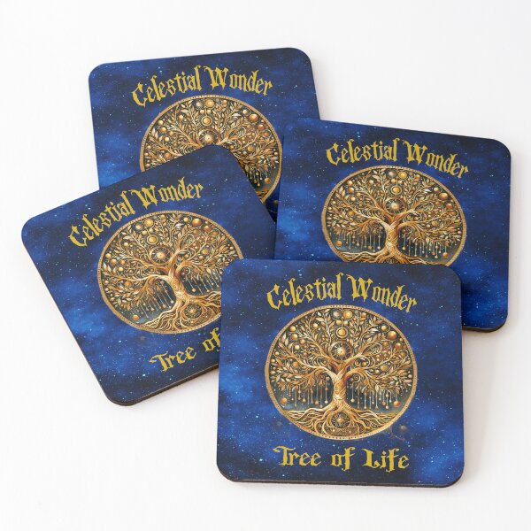 Item preview, Celestial Wonder Tree of Life – Enchanted Cosmic Design  Description: designed and sold by MysticOzzy.