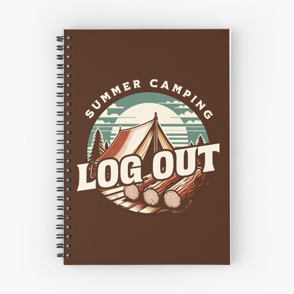 Item preview, Log Out and Camp On - Summer Camping designed and sold by KZbubble.