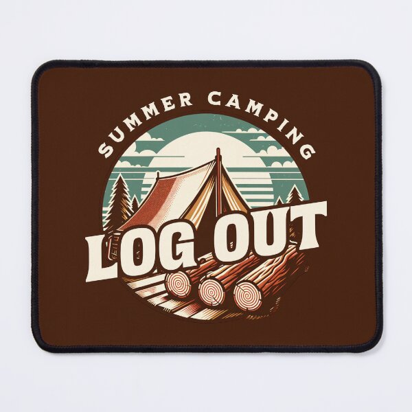 Item preview, Log Out and Camp On - Summer Camping designed and sold by KZbubble.